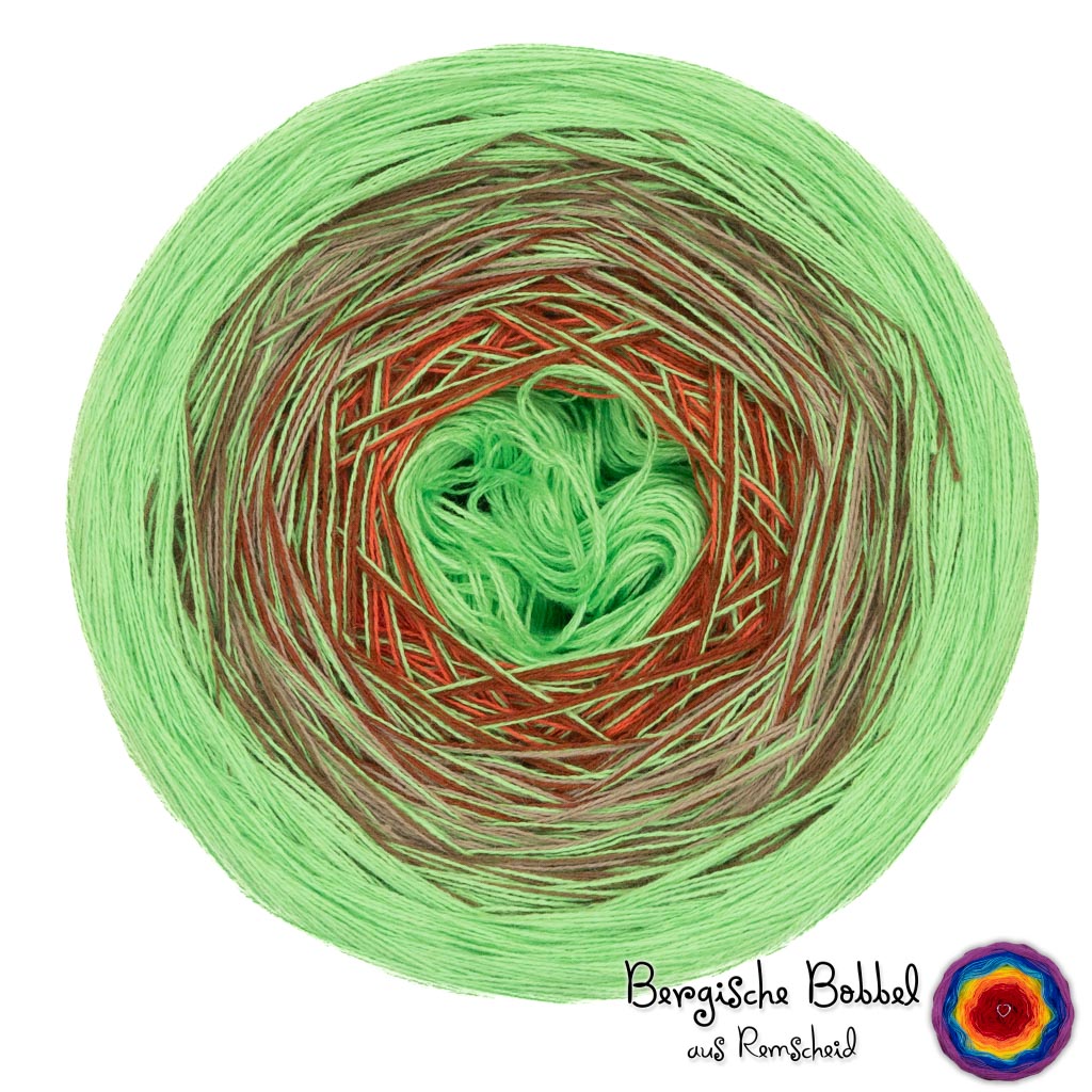 Bobbel Nr. #3, 3-fädig, 200g/1000m LL, Standardwicklung, (45,00€/kg) – Bild 2