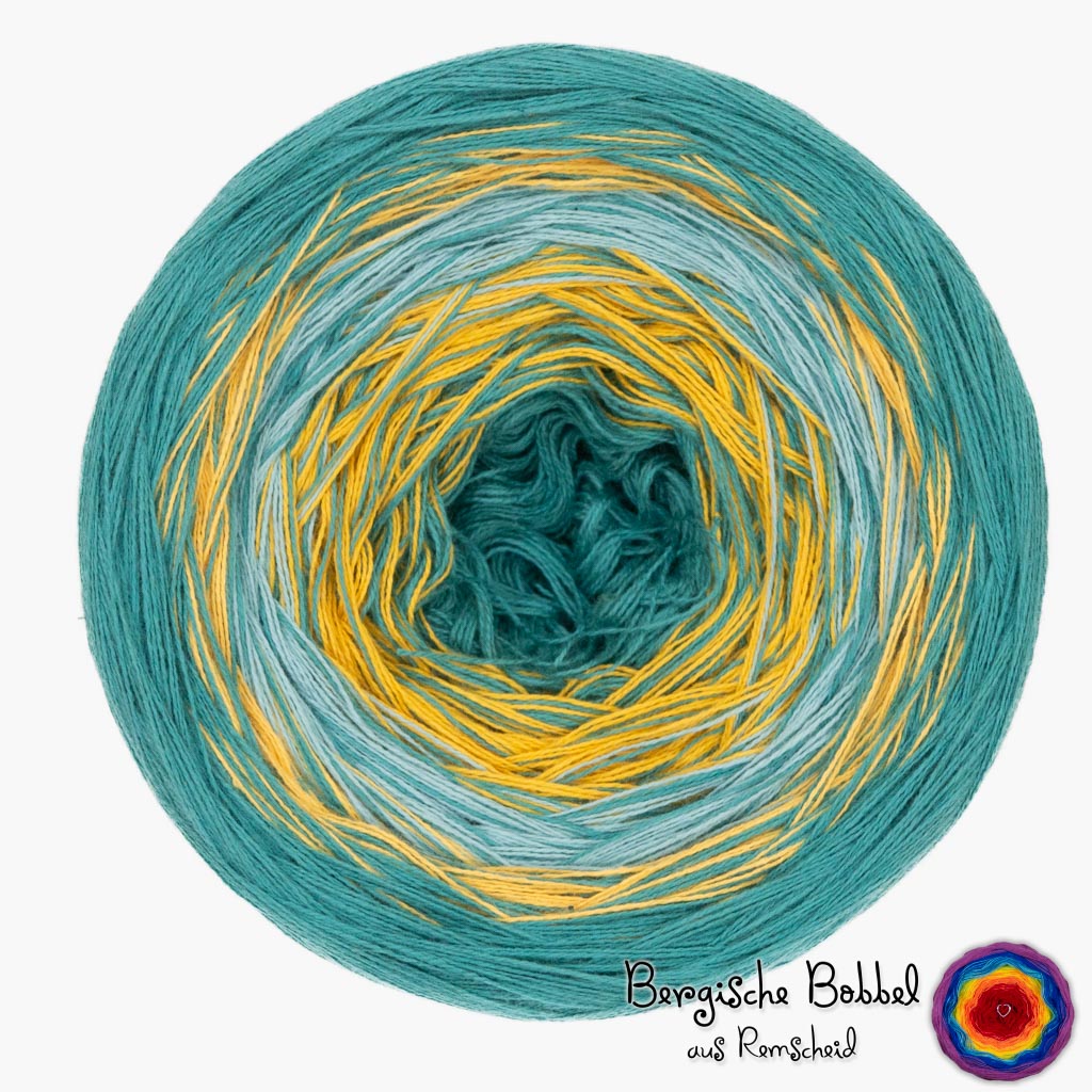 Bobbel Nr. #4, 3-fädig, 200g/1000m LL, Standardwicklung, (45,00€/kg) – Bild 2